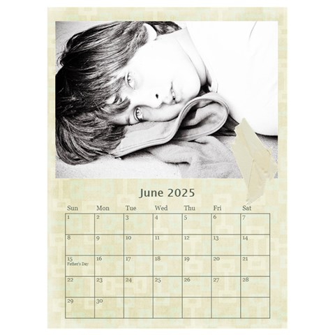 Desktop Calendar 6 x8 5  By Deca Jun 2025