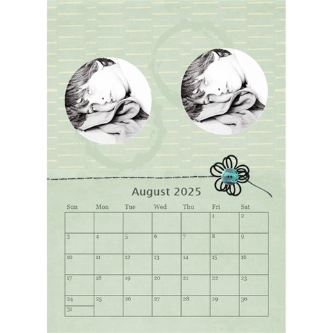 Desktop Calendar 6 x8 5  By Deca Aug 2025