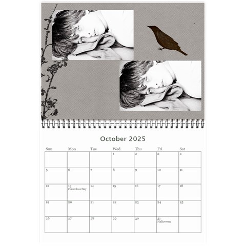 Wall Calendar 8 5  X 6  By Deca Oct 2025