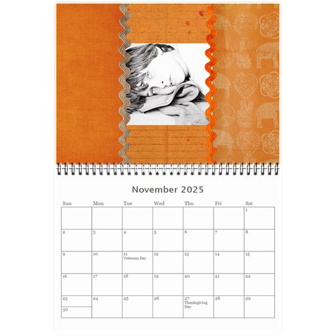 Wall Calendar 8 5  X 6  By Deca Nov 2025