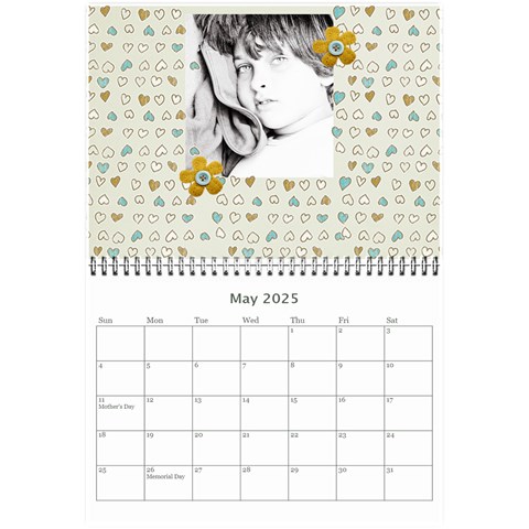 Wall Calendar 8 5  X 6  By Deca May 2025