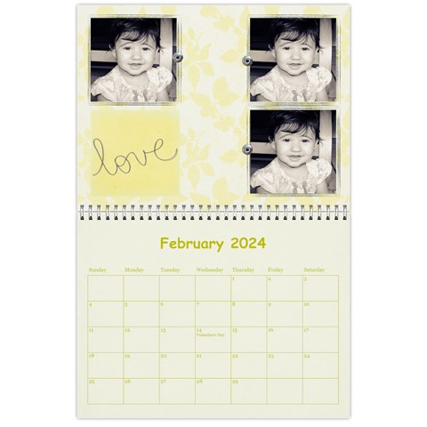 Wall Calendar 11 X 8 5 By Deca Feb 2024