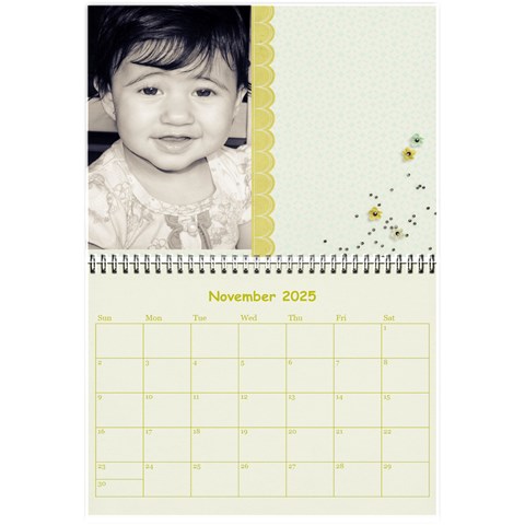 Wall Calendar 8,5 X 6 By Deca Nov 2025