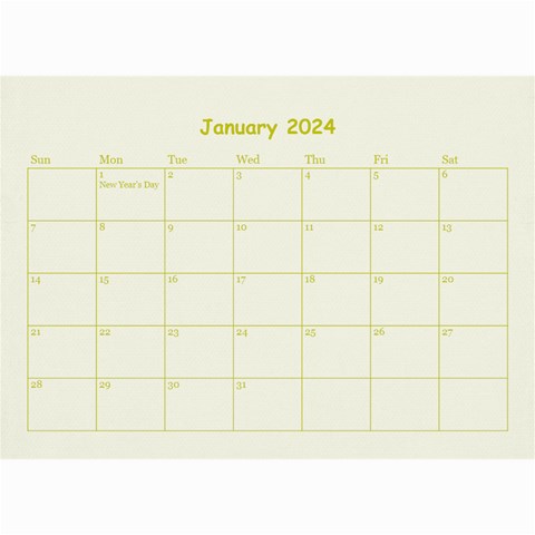 Wall Calendar 8,5 X 6 By Deca Feb 2024