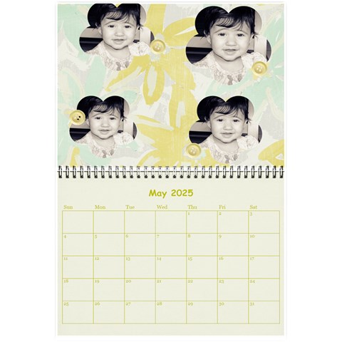 Wall Calendar 8,5 X 6 By Deca May 2025