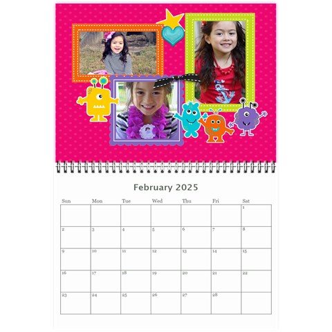 Wall Calendar 8 5 X 6: My Lil By Jennyl Feb 2025