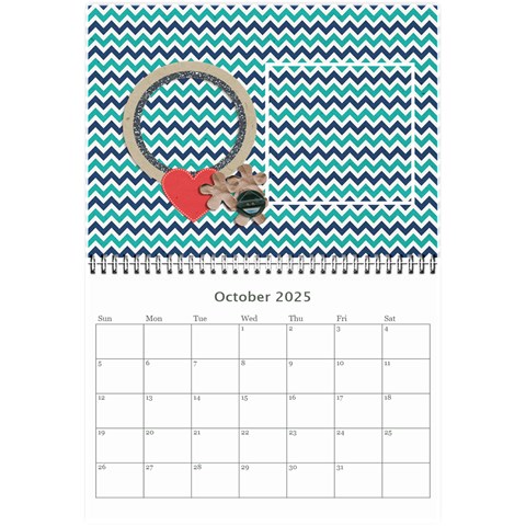 Wall Calendar 8 5 X 6: Little Man By Jennyl Oct 2025