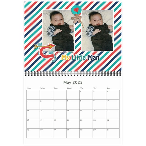 Wall Calendar 8 5 X 6: Little Man By Jennyl May 2025
