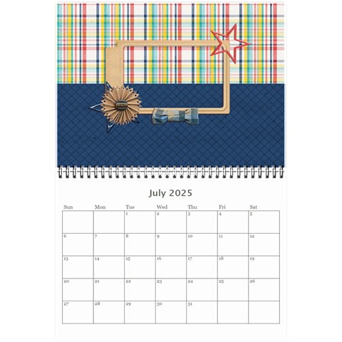Wall Calendar 8 5 X 6: Little Man By Jennyl Jul 2025