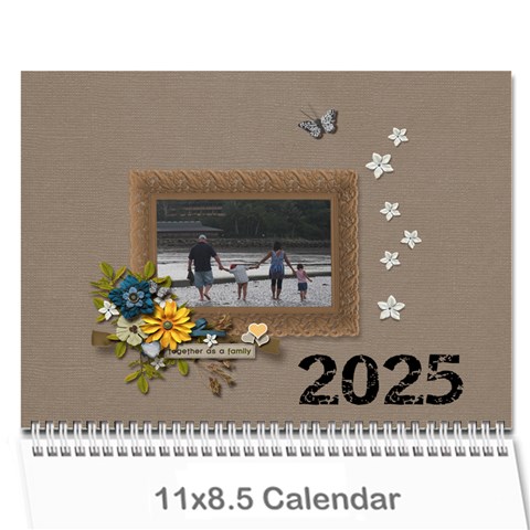 Wall Calendar 11 X 8 5 : Together As Family By Jennyl Cover