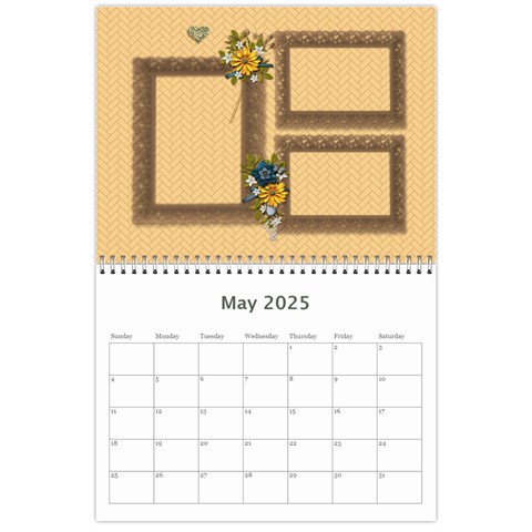 Wall Calendar 11 X 8 5 : Together As Family By Jennyl May 2025