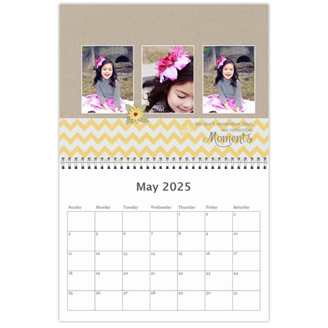 Wall Calendar 11 X 8 5 : Moments Like This By Jennyl May 2025