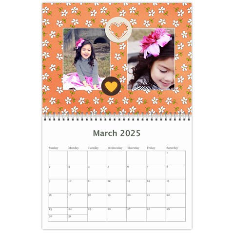 Wall Calendar 11 X 8 5 : Live, Laugh, Love By Jennyl Mar 2025