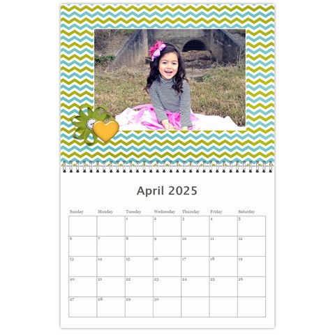 Wall Calendar 11 X 8 5 : Live, Laugh, Love By Jennyl Apr 2025