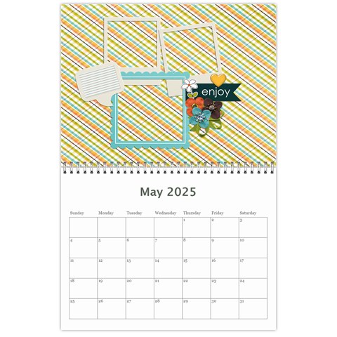 Wall Calendar 11 X 8 5 : Live, Laugh, Love By Jennyl May 2025