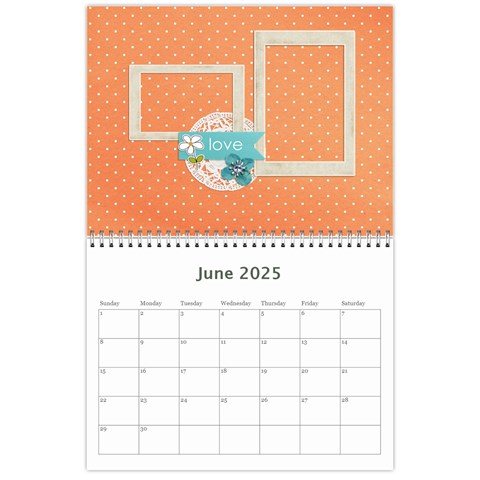 Wall Calendar 11 X 8 5 : Live, Laugh, Love By Jennyl Jun 2025