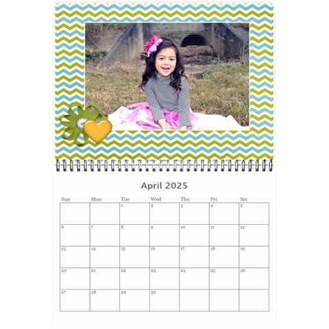 Wall Calendar 8 5 X 6: Live, Laugh, Love By Jennyl Apr 2025