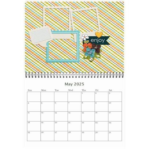 Wall Calendar 8 5 X 6: Live, Laugh, Love By Jennyl May 2025
