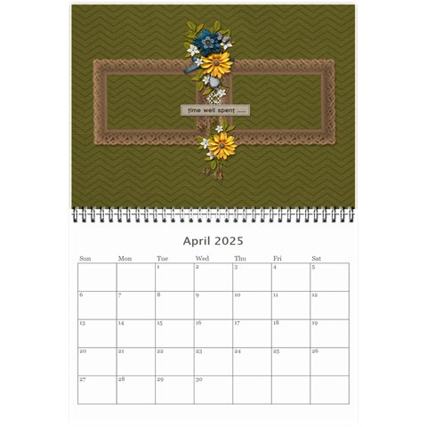 Wall Calendar 8 5 X 6: Together As Family By Jennyl Apr 2025