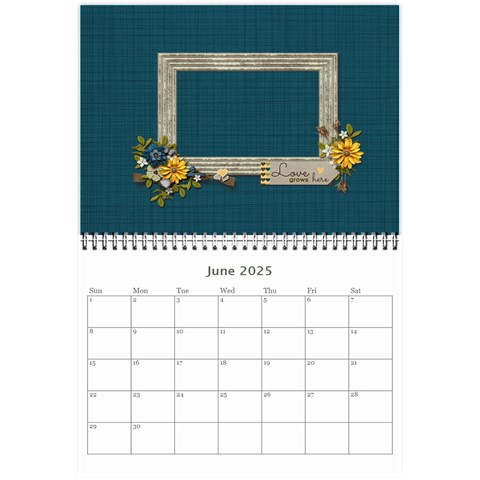 Wall Calendar 8 5 X 6: Together As Family By Jennyl Jun 2025