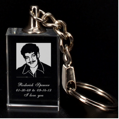 Rod Key Chain By Colleen Pike Front