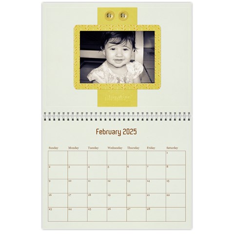 Wall Calendar 11 X 8 5 By Deca Feb 2025
