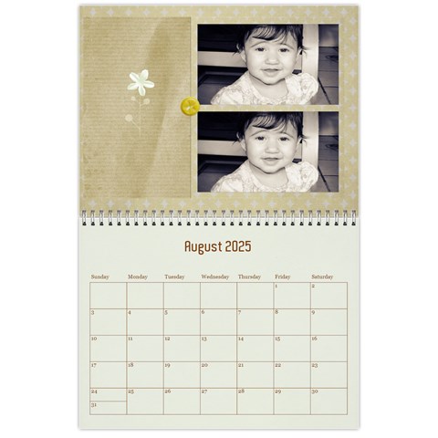 Wall Calendar 11 X 8 5 By Deca Aug 2025