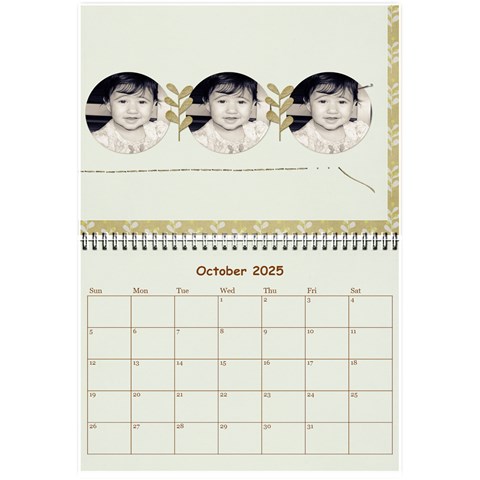 Wall Calendar 8 5 X 6 By Deca Oct 2025