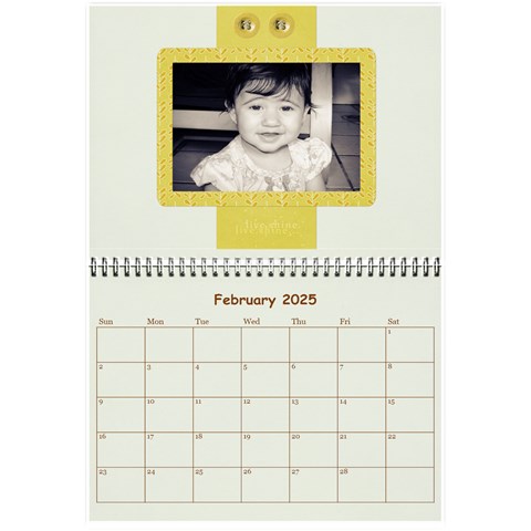 Wall Calendar 8 5 X 6 By Deca Feb 2025