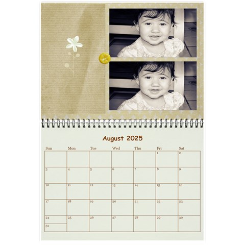 Wall Calendar 8 5 X 6 By Deca Aug 2025
