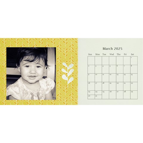 Desktop Calendar 11 X 5 By Deca Mar 2025