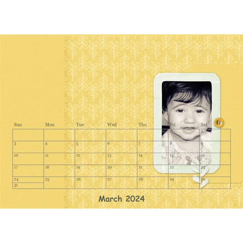 Desktop Calendar 8 5 X 6 By Deca Mar 2024