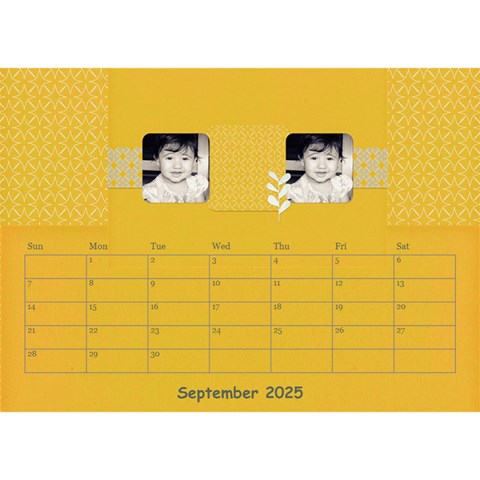 Desktop Calendar 8 5 X 6 By Deca Sep 2025