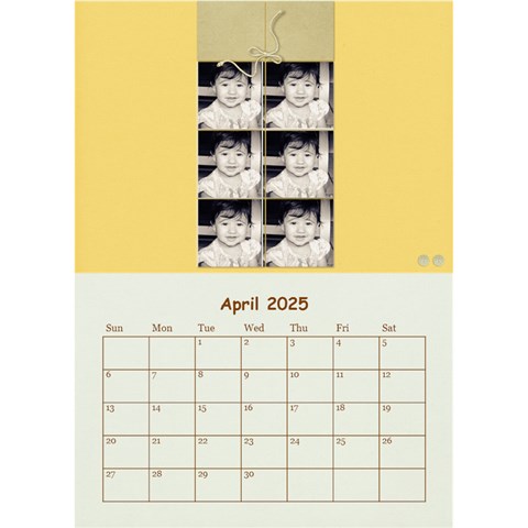 Desktop Calendar 6 X 8 5 By Deca Apr 2025