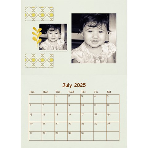Desktop Calendar 6 X 8 5 By Deca Jul 2025