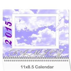 2015 Family quotes calendar - Wall Calendar 11  x 8.5  (12-Months)