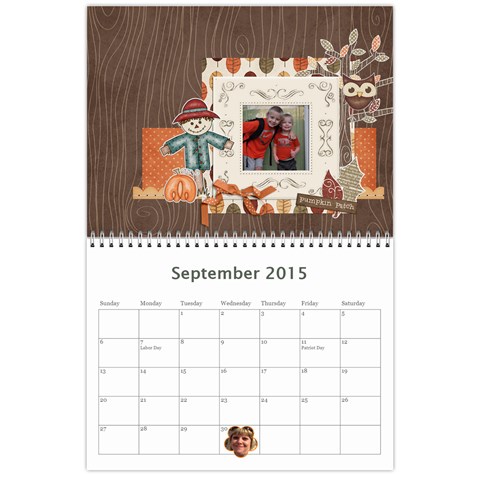 2015 Calendar Sep 2015