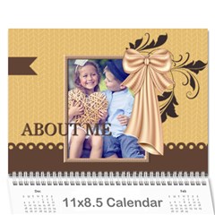 kids - Wall Calendar 11  x 8.5  (18 Months)
