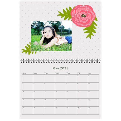Wall Calendar 8 5 X 6: Ranunculus Flowers By Jennyl May 2025
