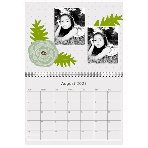 Wall Calendar 8 5 X 6: Ranunculus Flowers By Jennyl Aug 2025