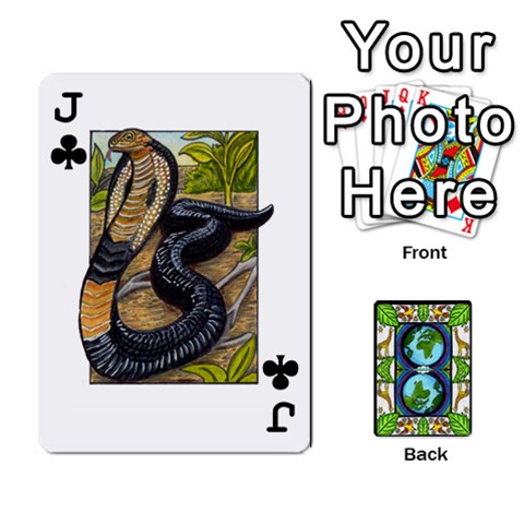Jack Animals Poker Set By Angela Front - ClubJ