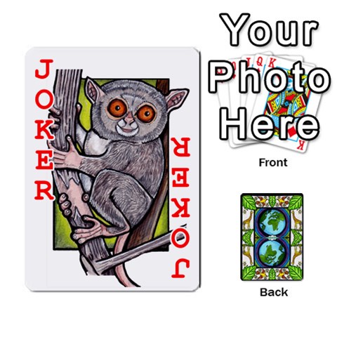 Animals Poker Set By Angela Front - Joker2