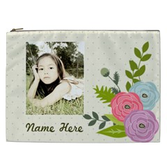 Cosmetic Bag (XXL): Ranunculus Flowers