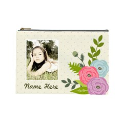 Cosmetic Bag (L): Ranunculus Flowers (7 styles) - Cosmetic Bag (Large)