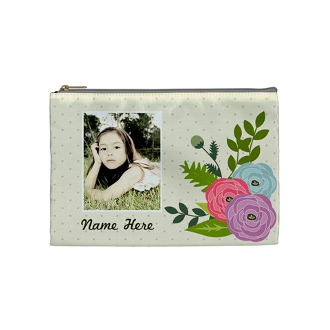 Cosmetic Bag (m): Ranunculus Flowers By Jennyl Front