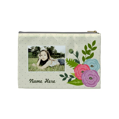 Cosmetic Bag (m): Ranunculus Flowers By Jennyl Back