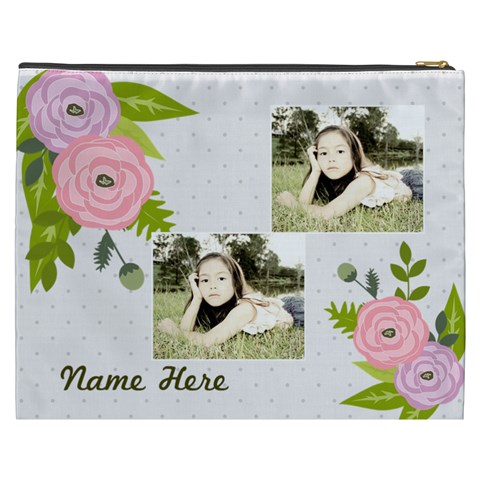 Cosmetic Bag (xxxl): Ranunculus Flowers2 By Jennyl Back