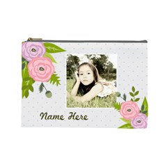 Cosmetic Bag (L): Ranunculus Flowers2 (7 styles) - Cosmetic Bag (Large)