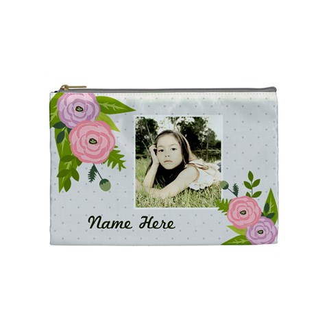 Cosmetic Bag (m): Ranunculus Flowers2 By Jennyl Front
