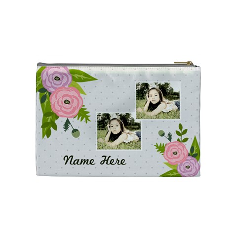 Cosmetic Bag (m): Ranunculus Flowers2 By Jennyl Back